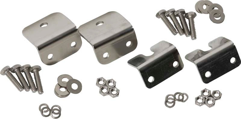 Kentrol 72-86 Jeep CJ Strut Rod Mounting Brackets 4 Pieces Fiberglass - Polished Silver Kentrol 72-86 Jeep CJ Strut Rod Mounting Brackets 4 Pieces Fiberglass - Polished Silver