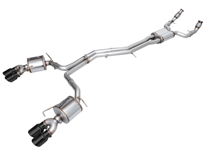 AWE Tuning 19-23 Audi C8 S6/S7 2.9T V6 AWD Touring Edition Exhaust - Diamond Black Tips AWE Tuning 19-23 Audi C8 S6/S7 2.9T V6 AWD Touring Edition Exhaust - Diamond Black Tips