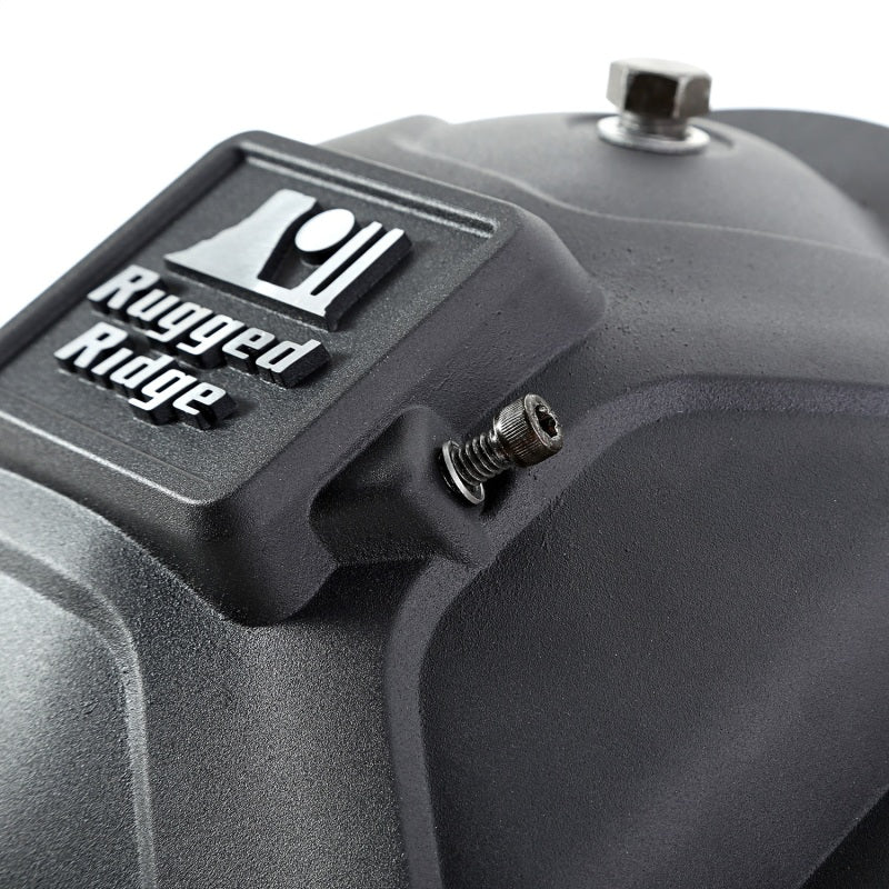 Rugged Ridge Boulder Aluminum Differential Cover Dana 44 Black Rugged Ridge Boulder Aluminum Differential Cover Dana 44 Black