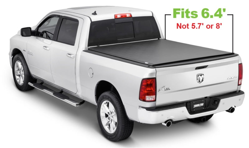 Tonno Pro 09-19 Dodge RAM 1500 6.4ft Fleetside Lo-Roll Tonneau Cover Tonno Pro 09-19 Dodge RAM 1500 6.4ft Fleetside Lo-Roll Tonneau Cover
