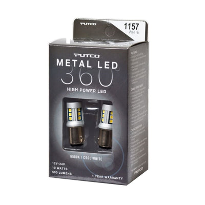 Putco 1157 - White Metal 360 LED