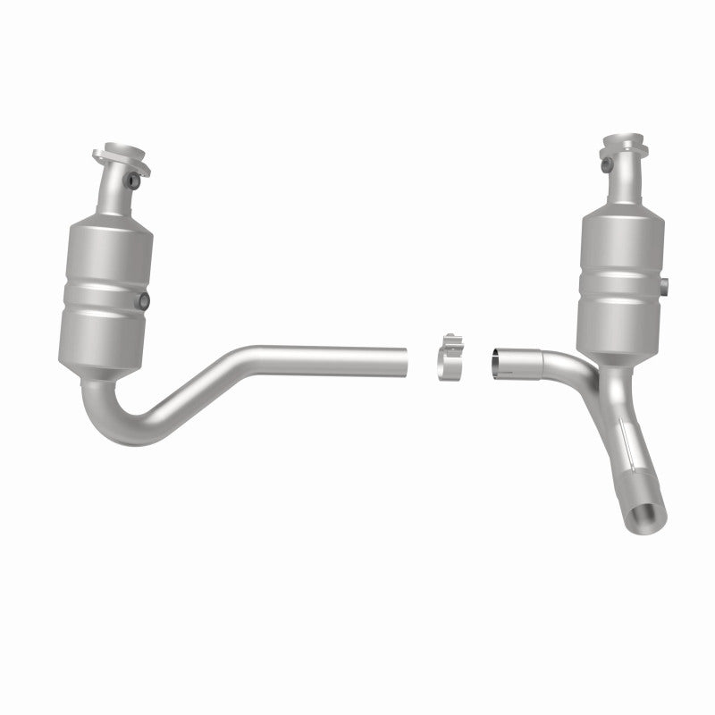 MagnaFlow Conv DF 07-09 Dodge Dakota 3.7L/4.7L /07-09 Mitsubishi Raider 3.7L Y-Pipe Assembly MagnaFlow Conv DF 07-09 Dodge Dakota 3.7L/4.7L /07-09 Mitsubishi Raider 3.7L Y-Pipe Assembly