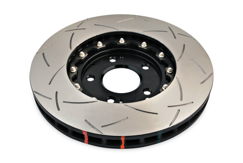DBA 03-05 Evo 8/9 Front Slotted 5000 Series 2 Piece Rotor Assembled w/ Black Hat DBA 03-05 Evo 8/9 Front Slotted 5000 Series 2 Piece Rotor Assembled w/ Black Hat