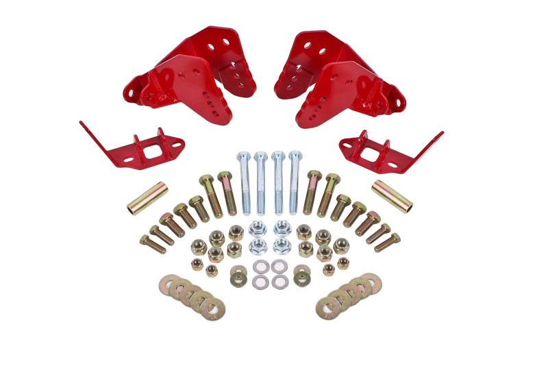 BMR 78-87 G-Body Rear Coilover Conversion Kit w/ Control Arm Bracket - Red BMR 78-87 G-Body Rear Coilover Conversion Kit w/ Control Arm Bracket - Red
