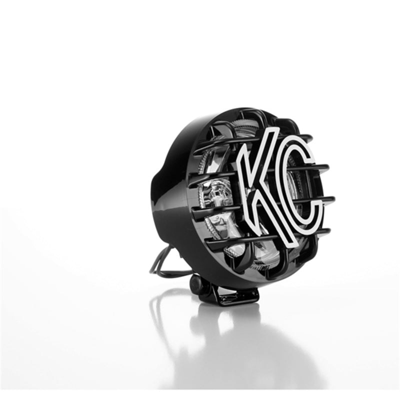 KC HiLiTES Rally 400 4in. Round Halogen Light 55w Spread Beam (Single) - Black KC HiLiTES Rally 400 4in. Round Halogen Light 55w Spread Beam (Single) - Black