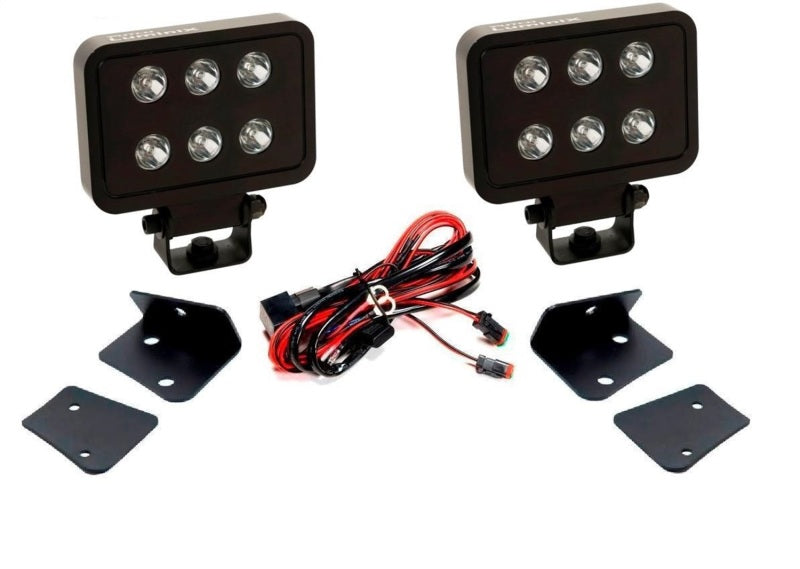Putco 07-18 Jeep Wrangler JK - Qty 2 Luminix 4in Blocks w/ Window brackets Luminix Jeep LED Kits Putco 07-18 Jeep Wrangler JK - Qty 2 Luminix 4in Blocks w/ Window brackets Luminix Jeep LED Kits