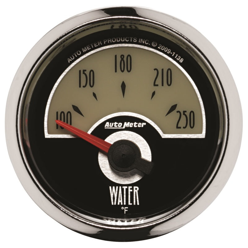 AutoMeter Gauge Water Temp 2-1/16in. 250 Deg. F Elec Cruiser AutoMeter Gauge Water Temp 2-1/16in. 250 Deg. F Elec Cruiser