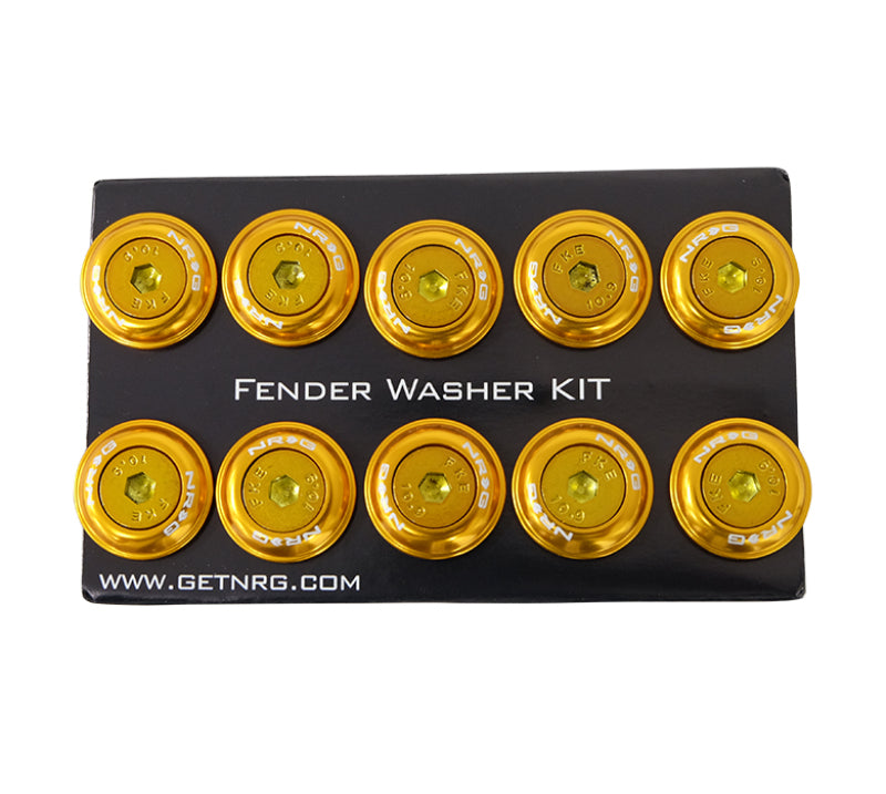 NRG Fender Washer Kit w/Color Matched M6 Bolt Rivets For Plastic (Rose Gold) - Set of 10 NRG Fender Washer Kit w/Color Matched M6 Bolt Rivets For Plastic (Rose Gold) - Set of 10