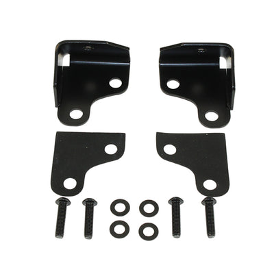 Kentrol 07-18 Jeep Wrangler JK Windshield Light Mount - Powdercoat Black