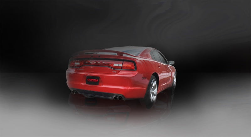 Corsa 2011-2014 Dodge Charger R/T 5.7L V8 Black Xtreme Cat-Back Exhaust Corsa 2011-2014 Dodge Charger R/T 5.7L V8 Black Xtreme Cat-Back Exhaust