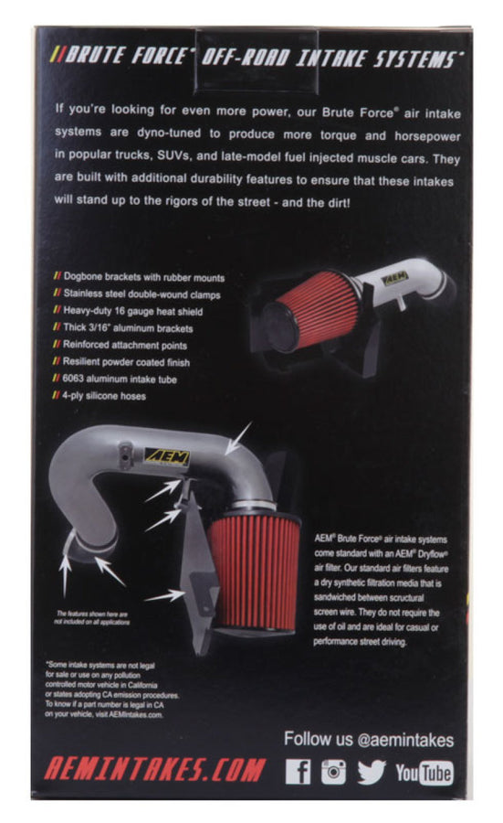 AEM 3.5 in x 9 in Dryflow Conical Air Filter AEM 3.5 in x 9 in Dryflow Conical Air Filter