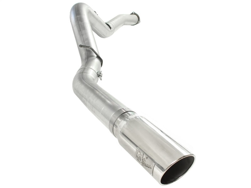 aFe ATLAS 5in DPF-Back Alum Steel Exhaust System Polished Tip GM Diesel Trucks 7.5-10 V8-6.6L td LMM aFe ATLAS 5in DPF-Back Alum Steel Exhaust System Polished Tip GM Diesel Trucks 7.5-10 V8-6.6L td LMM