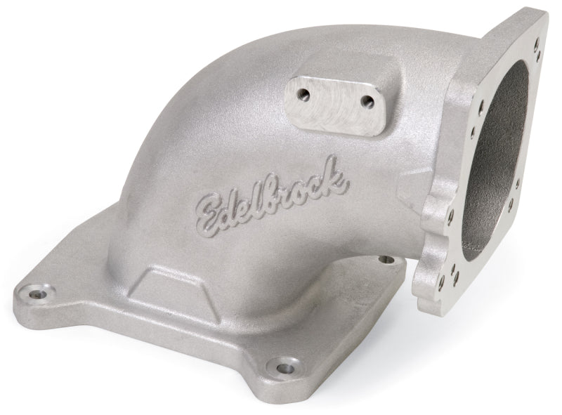 Edelbrock EFI Intake Elbow Universal 100 Deg 120mm T B to 4500 Dominator Flange Edelbrock EFI Intake Elbow Universal 100 Deg 120mm T B to 4500 Dominator Flange