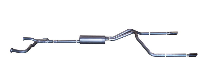 Gibson 04-10 Nissan Titan LE 5.6L 2.5in Cat-Back Dual Split Exhaust - Aluminized Gibson 04-10 Nissan Titan LE 5.6L 2.5in Cat-Back Dual Split Exhaust - Aluminized