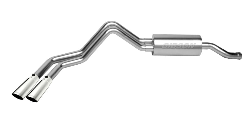 Gibson 14-18 Chevrolet Silverado 1500 LTZ 6.2L 3.5in/2.25in Cat-Back Dual Sport Exhaust - Stainless Gibson 14-18 Chevrolet Silverado 1500 LTZ 6.2L 3.5in/2.25in Cat-Back Dual Sport Exhaust - Stainless