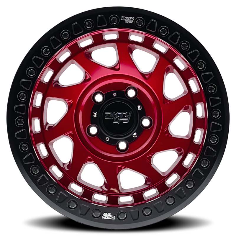 Dirty Life 9313 Enigma Race 17x9 / 6x139.7 BP / -12mm Offset / 106mm Hub Crimson Candy Red Wheel Dirty Life 9313 Enigma Race 17x9 / 6x139.7 BP / -12mm Offset / 106mm Hub Crimson Candy Red Wheel