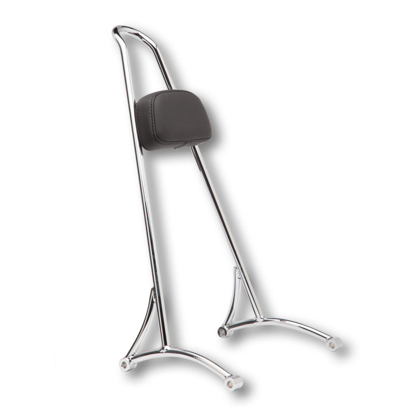 Burly Brand Tall Sissy Bar 20in - Chrome Burly Brand Tall Sissy Bar 20in - Chrome