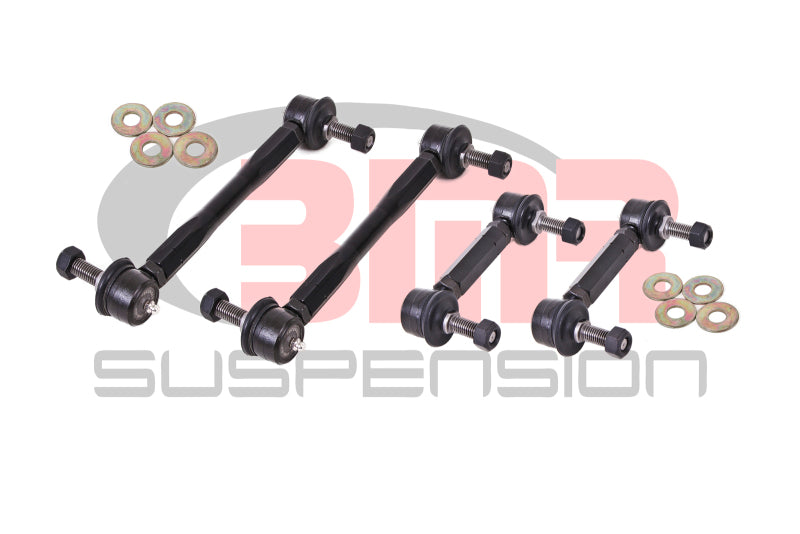 BMR 15-17 S550 Mustang Front and Rear Sway Bar End Link Kit - Black BMR 15-17 S550 Mustang Front and Rear Sway Bar End Link Kit - Black