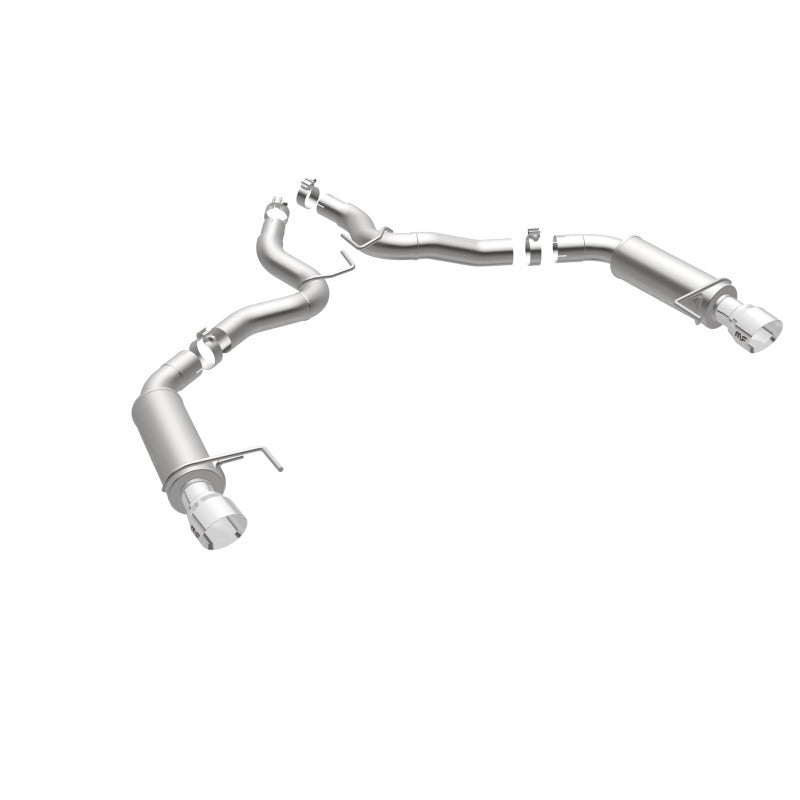 MagnaFlow Axle Back, SS, 3in, Competition, Dual Split Polished 4.5in Tip 2015 Ford Mustang GT V8 5.0 MagnaFlow Axle Back, SS, 3in, Competition, Dual Split Polished 4.5in Tip 2015 Ford Mustang GT V8 5.0