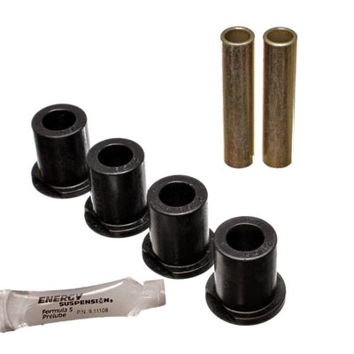 Energy Suspension 80-96 Ford Bronco / F150 / F250 / F350 Black Rear 4WD Frame Shackle Bushings Set
