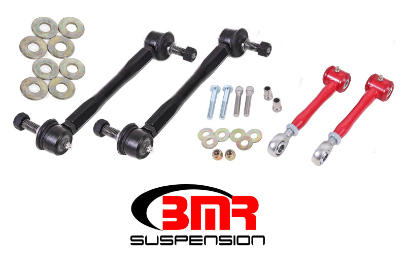 BMR 16-17 6th Gen Camaro Front and Rear Sway Bar End Link Kit - Red BMR 16-17 6th Gen Camaro Front and Rear Sway Bar End Link Kit - Red