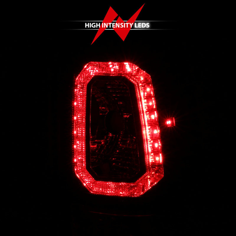 ANZO 2003-2006 Chevy Silverado 1500 LED Taillights Plank Style Chrome With Red/Clear Lens ANZO 2003-2006 Chevy Silverado 1500 LED Taillights Plank Style Chrome With Red/Clear Lens