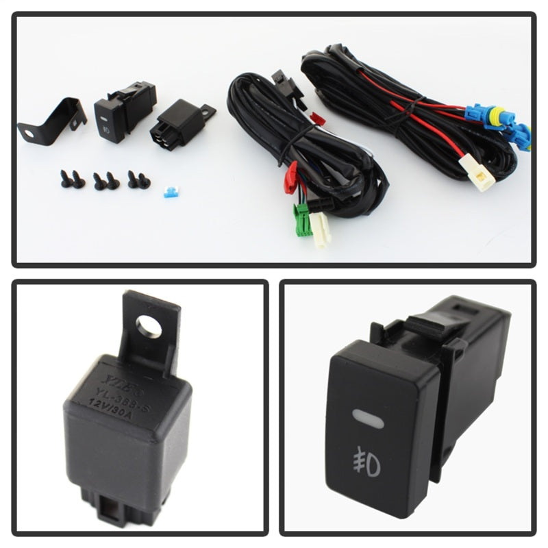 Spyder Honda Civic 2013-2014 4dr OEM Fog Light W/Switch Yellow FL-HC2013-4D-Y Spyder Honda Civic 2013-2014 4dr OEM Fog Light W/Switch Yellow FL-HC2013-4D-Y