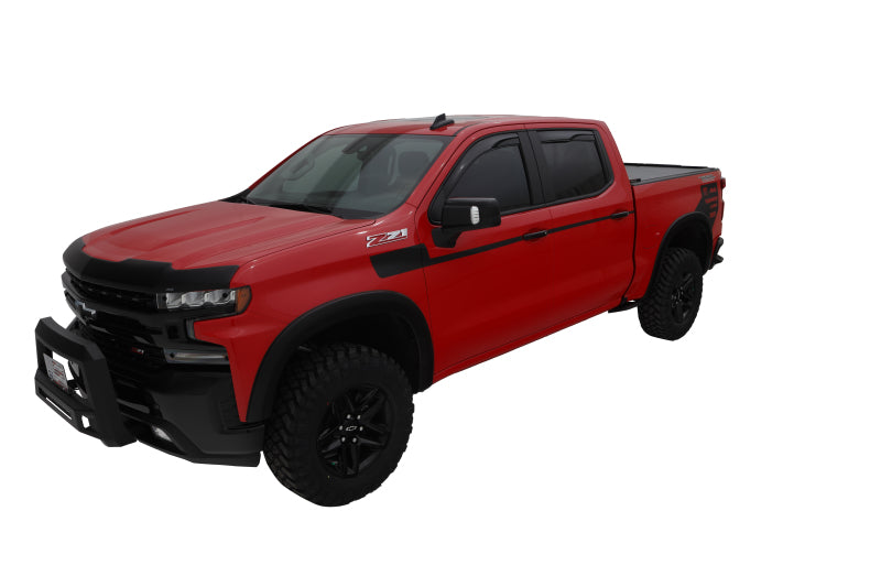 Bushwacker 19-21 Chevrolet Silverado 1500 OE-Style 4PC Fender Flares Black Smooth Bushwacker 19-21 Chevrolet Silverado 1500 OE-Style 4PC Fender Flares Black Smooth