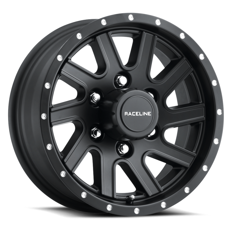 Raceline 820MB Twisted 16x6in / 8x165.1 BP / 0mm Offset / 4.90mm Bore - Satin Black Wheel Raceline 820MB Twisted 16x6in / 8x165.1 BP / 0mm Offset / 4.90mm Bore - Satin Black Wheel