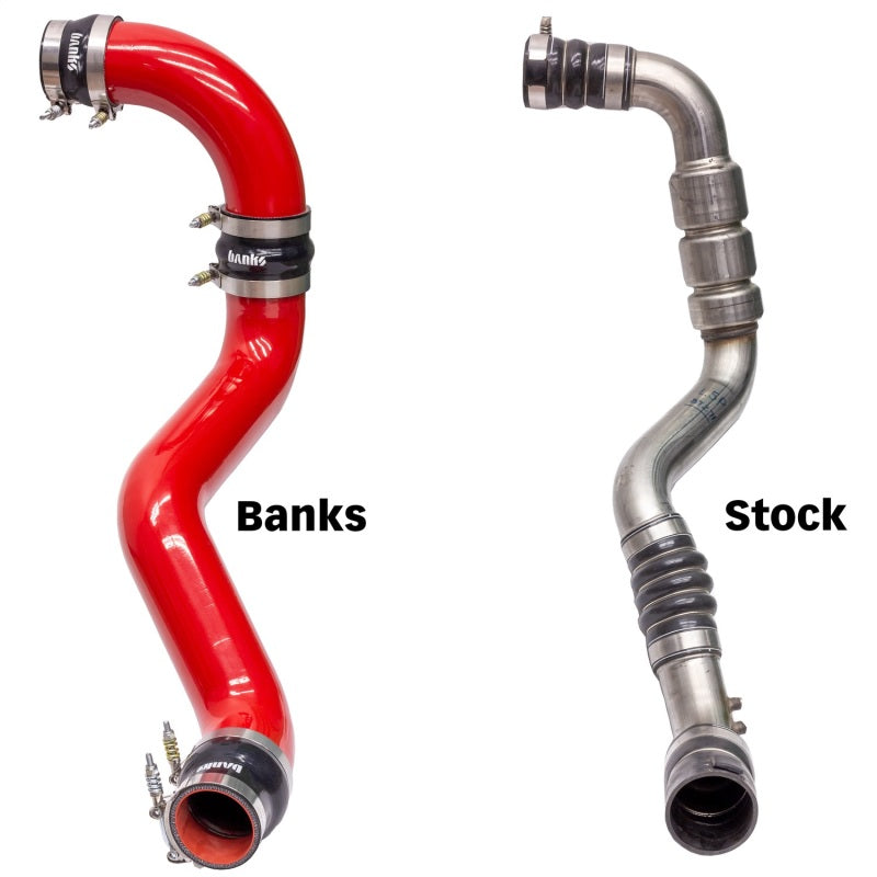 Banks Power 17-19 Chevy/GMC 2500HD/3500HD Diesel 6.6L Boost Tube Upgrade Kit - Red Banks Power 17-19 Chevy/GMC 2500HD/3500HD Diesel 6.6L Boost Tube Upgrade Kit - Red