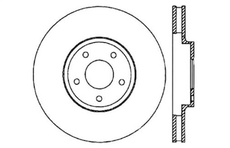 StopTech 08-09 Infiniti EX35 / 05-08 G35 / 09 G37 / 06-09 M35/M45 Drilled Right Front Rotor StopTech 08-09 Infiniti EX35 / 05-08 G35 / 09 G37 / 06-09 M35/M45 Drilled Right Front Rotor