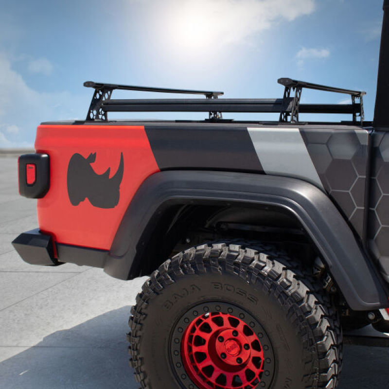 Go Rhino 20-22 Jeep Gladiator JT/16-22 Toy. Tacoma/05-21 Nssn Frontier XRS Cross Bars Kit - Tex. Blk Go Rhino 20-22 Jeep Gladiator JT/16-22 Toy. Tacoma/05-21 Nssn Frontier XRS Cross Bars Kit - Tex. Blk