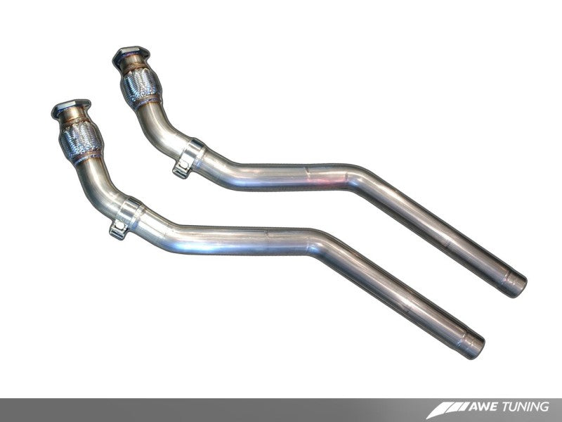 AWE Tuning Audi B8 4.2L Non-Resonated Downpipes for RS5 AWE Tuning Audi B8 4.2L Non-Resonated Downpipes for RS5