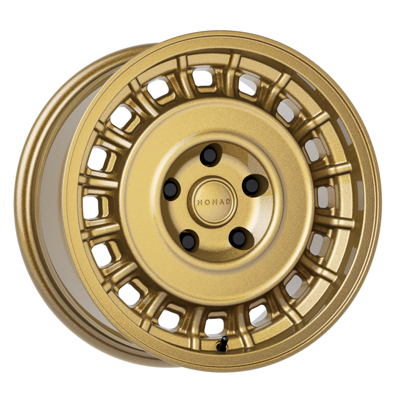 Nomad N502GR Arvo 15x7in / 5x114.3 BP / 15mm Offset / 72.62mm Bore - Gloss Gold Wheel Nomad N502GR Arvo 15x7in / 5x114.3 BP / 15mm Offset / 72.62mm Bore - Gloss Gold Wheel