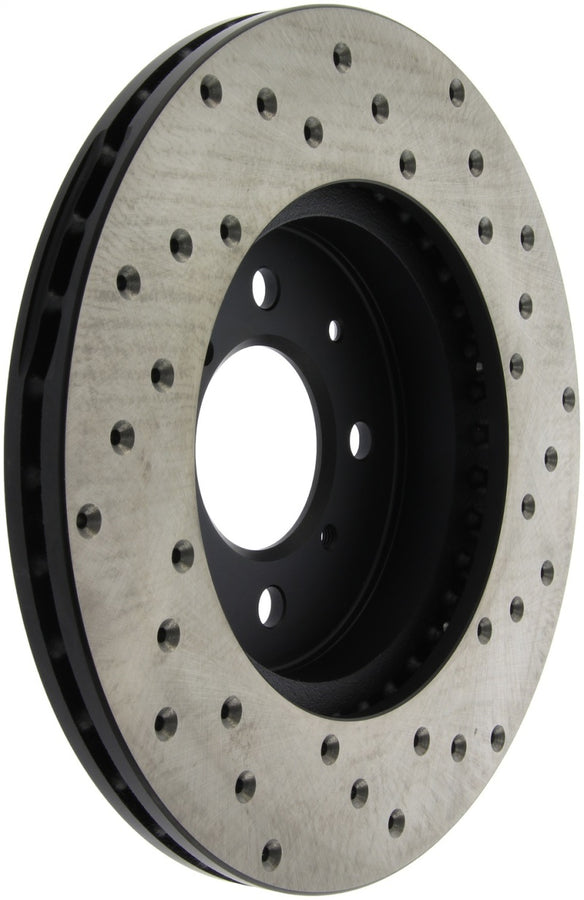 StopTech 90-01 Integra (EXC Type R) / 90-05 Honda Civic Cross Drilled Right Front Rotor StopTech 90-01 Integra (EXC Type R) / 90-05 Honda Civic Cross Drilled Right Front Rotor