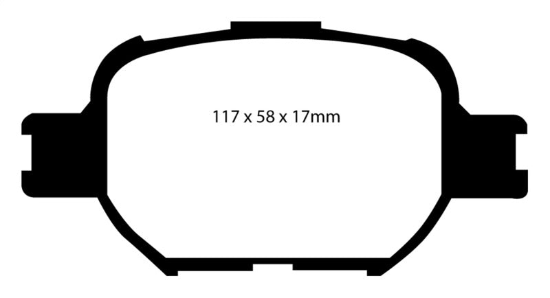 EBC 04-10 Scion TC 2.4 Yellowstuff Front Brake Pads EBC 04-10 Scion TC 2.4 Yellowstuff Front Brake Pads