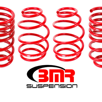BMR 10-15 5th Gen Camaro V8 Lowering Spring Kit (Set Of 4) - Red