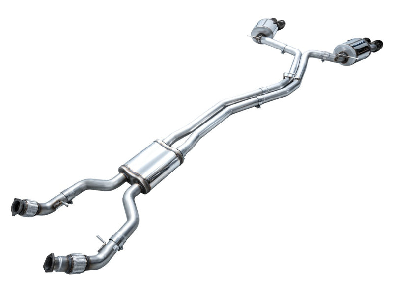 AWE Tuning 19-23 Audi C8 S6/S7 2.9T V6 AWD Touring Edition Exhaust - Diamond Black Tips AWE Tuning 19-23 Audi C8 S6/S7 2.9T V6 AWD Touring Edition Exhaust - Diamond Black Tips