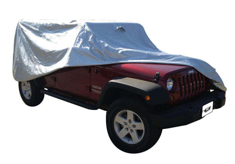 Rampage 2007-2018 Jeep Wrangler(JK) Car Cover Multiguard - Silver Rampage 2007-2018 Jeep Wrangler(JK) Car Cover Multiguard - Silver