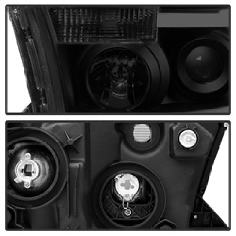 xTune Toyota Tundra 07-13 LED Light Bar Projector Headlights Black Smoked PRO-JH-TTU07-LED-BSM xTune Toyota Tundra 07-13 LED Light Bar Projector Headlights Black Smoked PRO-JH-TTU07-LED-BSM