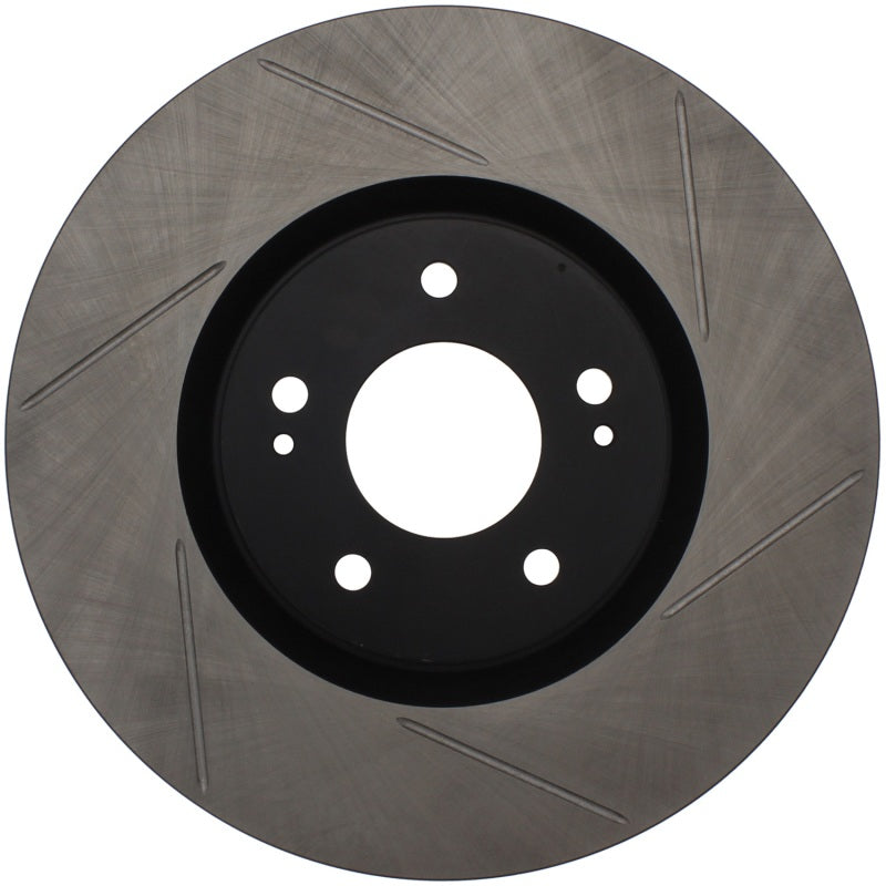 StopTech Power Slot 03-06 Evo 8 & 9 Slotted Left Front Rotor StopTech Power Slot 03-06 Evo 8 & 9 Slotted Left Front Rotor