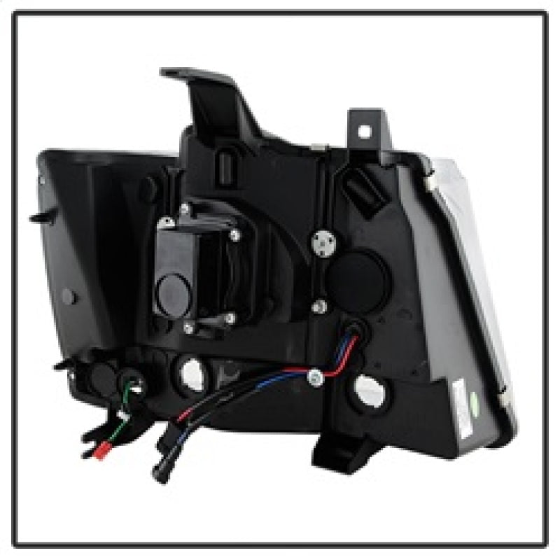 Spyder 07-14 Chevy Suburban/1500/2500/Tahoe V2 Projector Headlights Blk PRO-YD-CSUB07V2-DRL-BK Spyder 07-14 Chevy Suburban/1500/2500/Tahoe V2 Projector Headlights Blk PRO-YD-CSUB07V2-DRL-BK