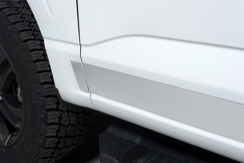 Putco 2021 Ford F-150 Super Crew 6.5ft Short Box Stainless Steel Rocker Panels (4.25in Tall 12pcs) Putco 2021 Ford F-150 Super Crew 6.5ft Short Box Stainless Steel Rocker Panels (4.25in Tall 12pcs)