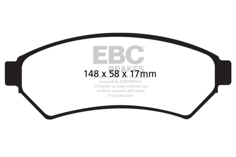 EBC 05-09 Buick Allure (Canada) 3.6 Ultimax2 Front Brake Pads EBC 05-09 Buick Allure (Canada) 3.6 Ultimax2 Front Brake Pads