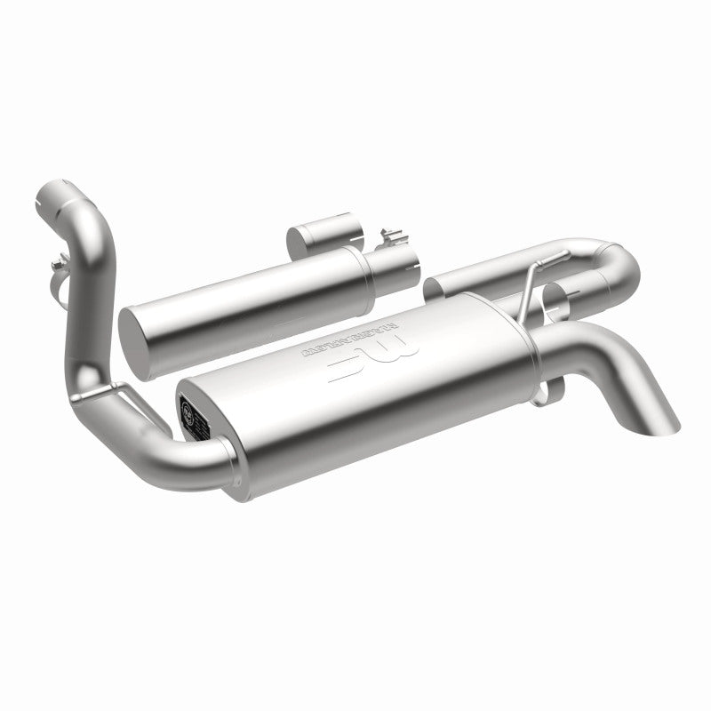 MagnaFlow 18-23 Jeep Wrangler JL 2.0L/3.6L Overland Series Axle-Back Exhaust MagnaFlow 18-23 Jeep Wrangler JL 2.0L/3.6L Overland Series Axle-Back Exhaust