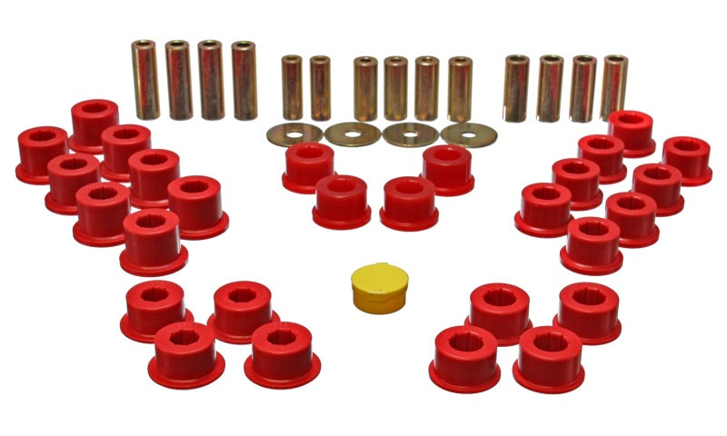 Energy Suspension 90-97 Mazda Miata Red Rear Control Arm Bushing Set Energy Suspension 90-97 Mazda Miata Red Rear Control Arm Bushing Set