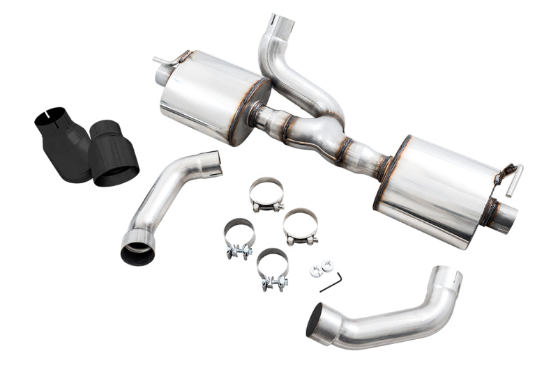AWE Tuning 07-18 Jeep Wrangler JK/JKU 3.6L Tread Edition Axle-Back Dual Exhaust - Diamond Black Tips AWE Tuning 07-18 Jeep Wrangler JK/JKU 3.6L Tread Edition Axle-Back Dual Exhaust - Diamond Black Tips
