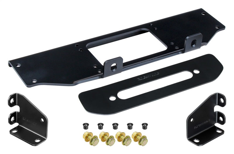 RockJock JL/JT Winch Plate Kit Steel Bumper RockJock JL/JT Winch Plate Kit Steel Bumper