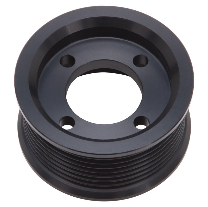 Edelbrock Pulley SC E_Force 2 75In 8 Rib Black Edelbrock Pulley SC E_Force 2 75In 8 Rib Black