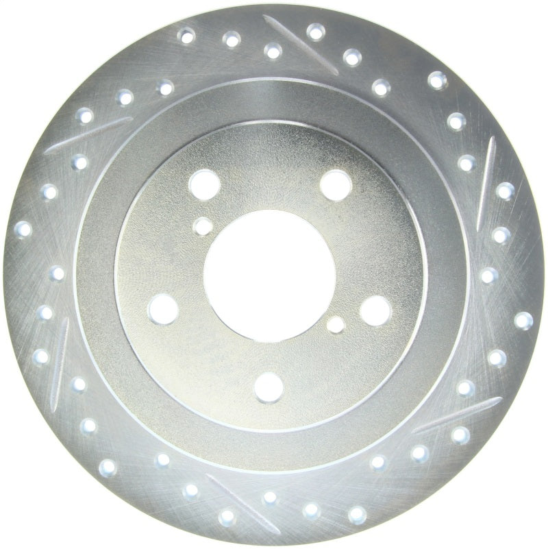 StopTech Select Sport 98-08 Subaru Forester Slotted and Drilled Left Rear Rotor StopTech Select Sport 98-08 Subaru Forester Slotted and Drilled Left Rear Rotor